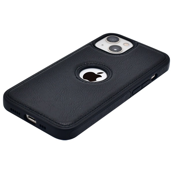 iPhone 13 leather case back cover black india product Listing 4