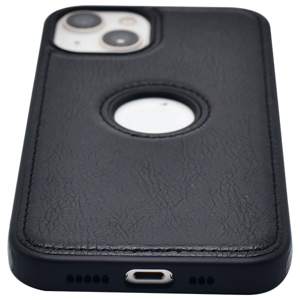 iPhone 13 leather case back cover black india product Listing 9