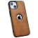iPhone 13 leather case back cover brown india product Listing 1