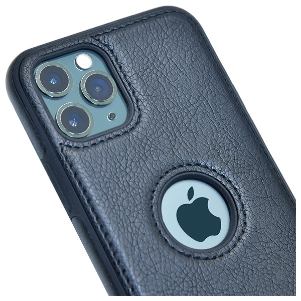 iPhone 11 Pro leather case back cover black india product 2