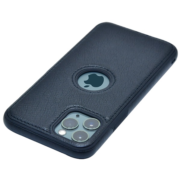 iPhone 11 Pro leather case back cover black india product 4