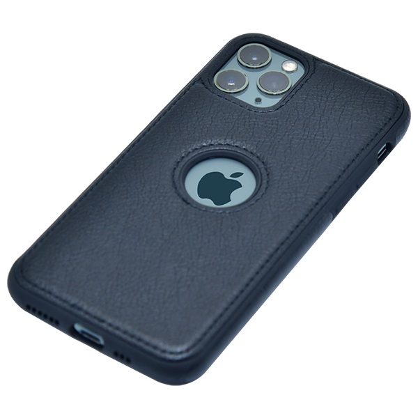 iPhone 11 Pro leather case back cover black india product 5