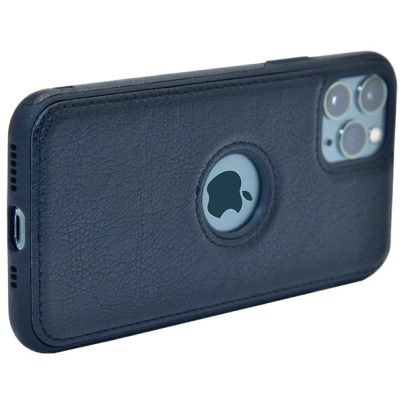 iPhone 11 Pro leather case back cover black india product 9