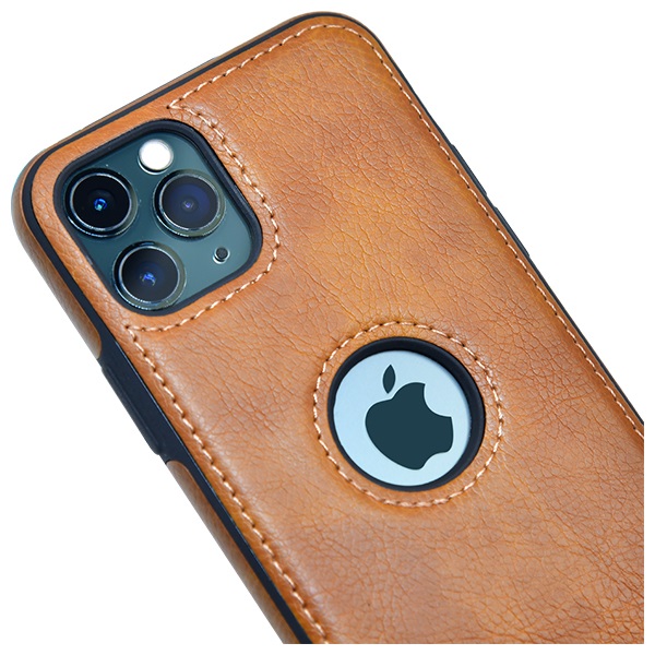 iPhone 11 Pro leather case back cover brown india product 2
