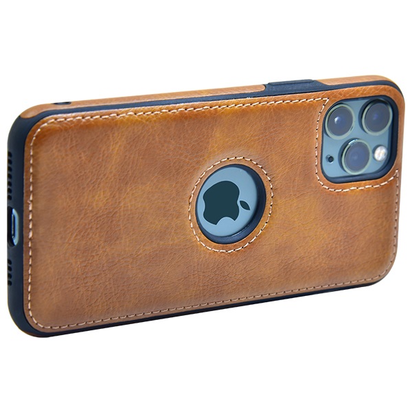 iPhone 11 Pro max leather case back cover brown india product 11