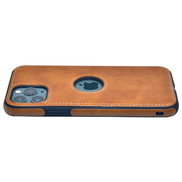 iPhone 11 Pro max leather case back cover brown india product 5