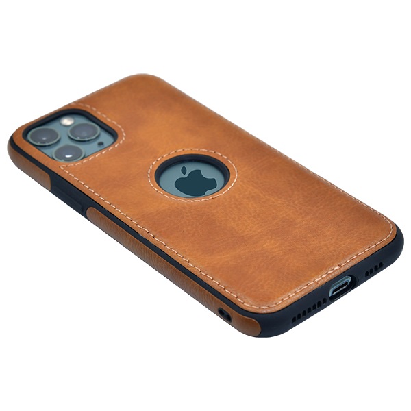 iPhone 11 Pro max leather case back cover brown india product 7