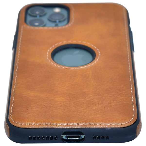 iPhone 11 Pro max leather case back cover brown india product 8