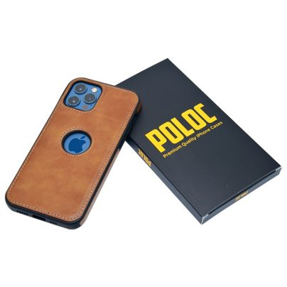 iPhone 12 Pro leather case back cover brown india product 13