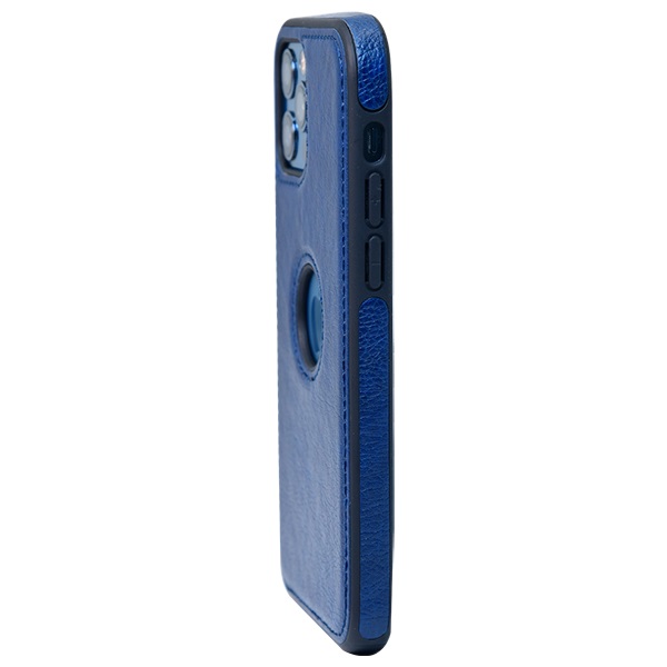 iPhone 12 Pro max leather case back cover blue india product 10