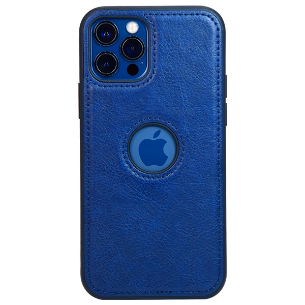 iPhone 12 Pro max leather case back cover blue india product 12