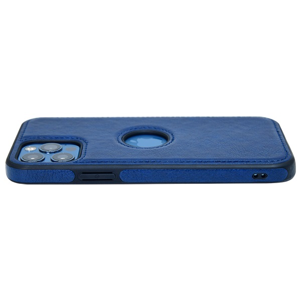 iPhone 12 Pro max leather case back cover blue india product 4