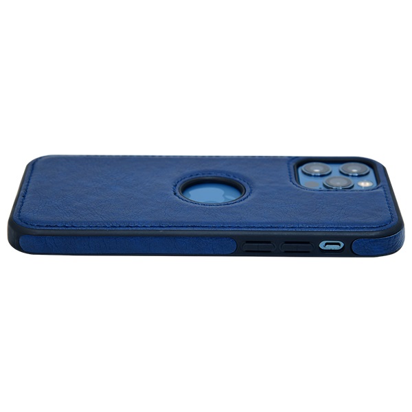 iPhone 12 Pro max leather case back cover blue india product 5