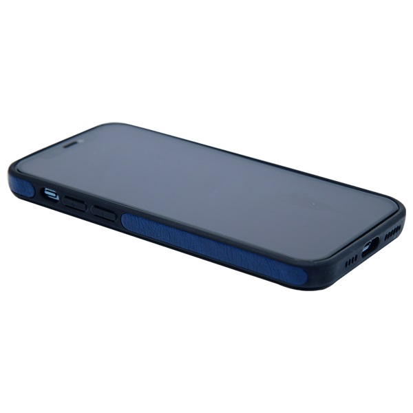 iPhone 12 Pro max leather case back cover blue india product 8