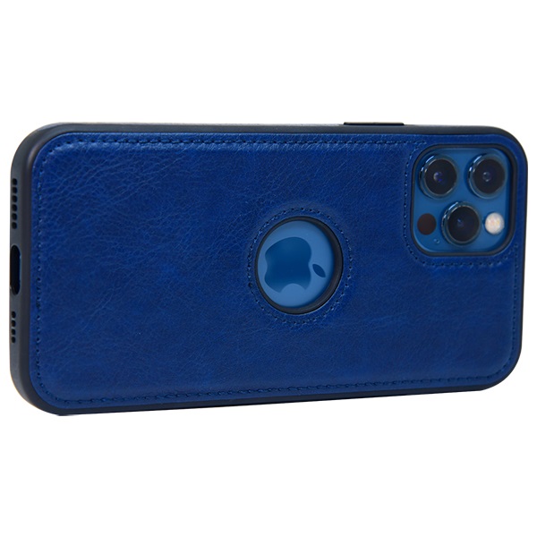 iPhone 12 Pro max leather case back cover blue india product 9