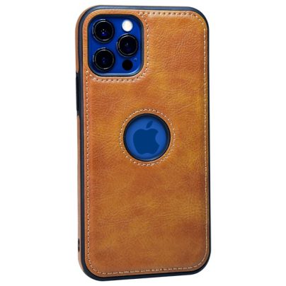 iPhone 12 Pro max leather case back cover brown india product 12