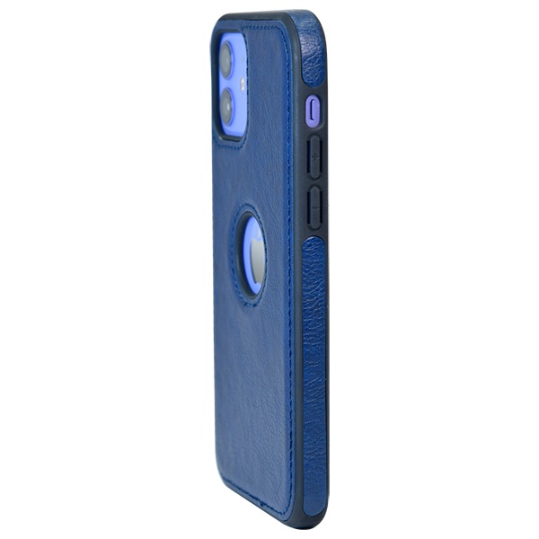 iPhone 12 leather case back cover blue india product 11
