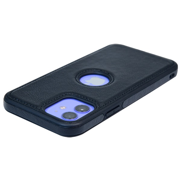 iPhone 12 mini leather case back cover black india product 4