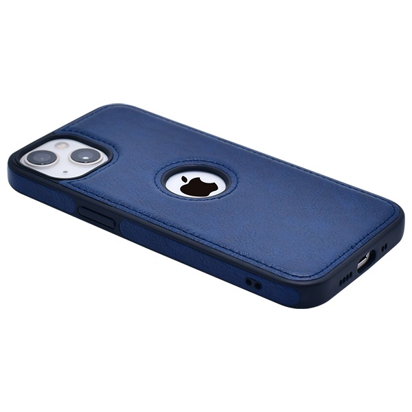 iPhone 13 Mini leather case back cover blue india product 7