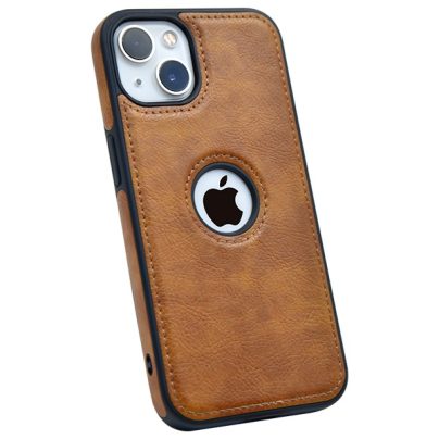 iPhone 13 Mini leather case back cover brown india product 1