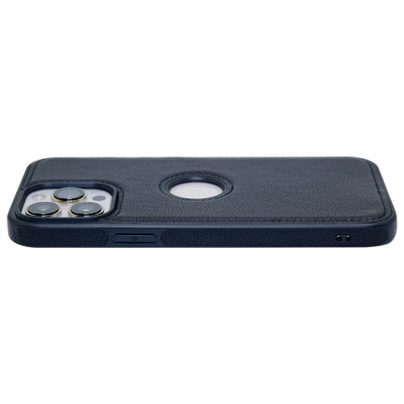 iPhone 13 Pro Max leather case back cover black india product 4