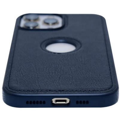 iPhone 13 Pro Max leather case back cover black india product 7