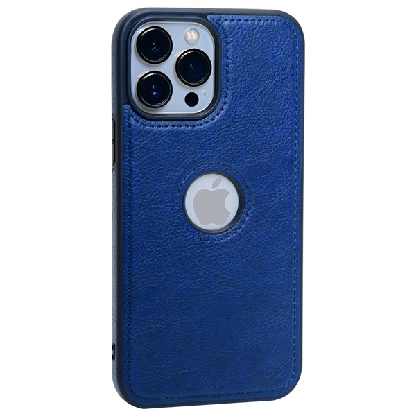 iPhone 13 Pro leather case back cover blue india product 12