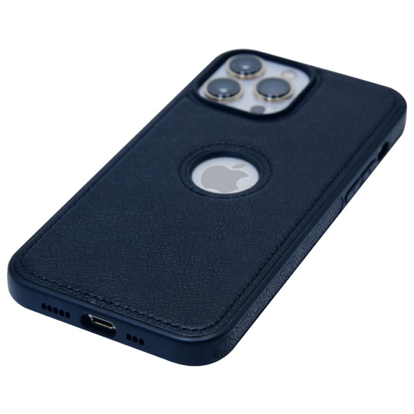 iPhone 14 Pro leather case back cover black india product 6