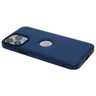 iPhone 15 Pro leather case back cover blue india product 8