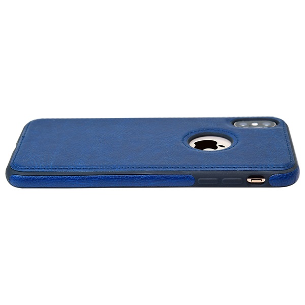 iPhone X leather case back cover blue india product 6