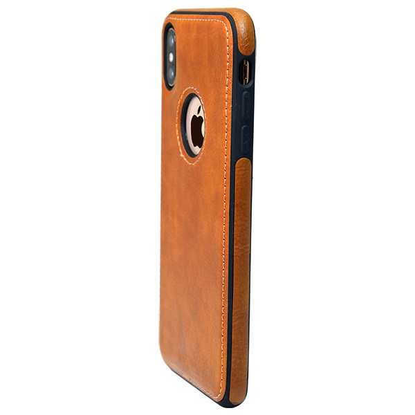 iPhone X leather case back cover brown india product 11