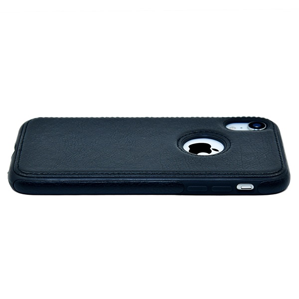 iPhone XR leather case back cover black india product 5