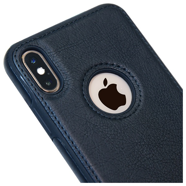 iPhone XS Max leather case back cover black india product 2