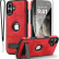 iphone 16 leather case red