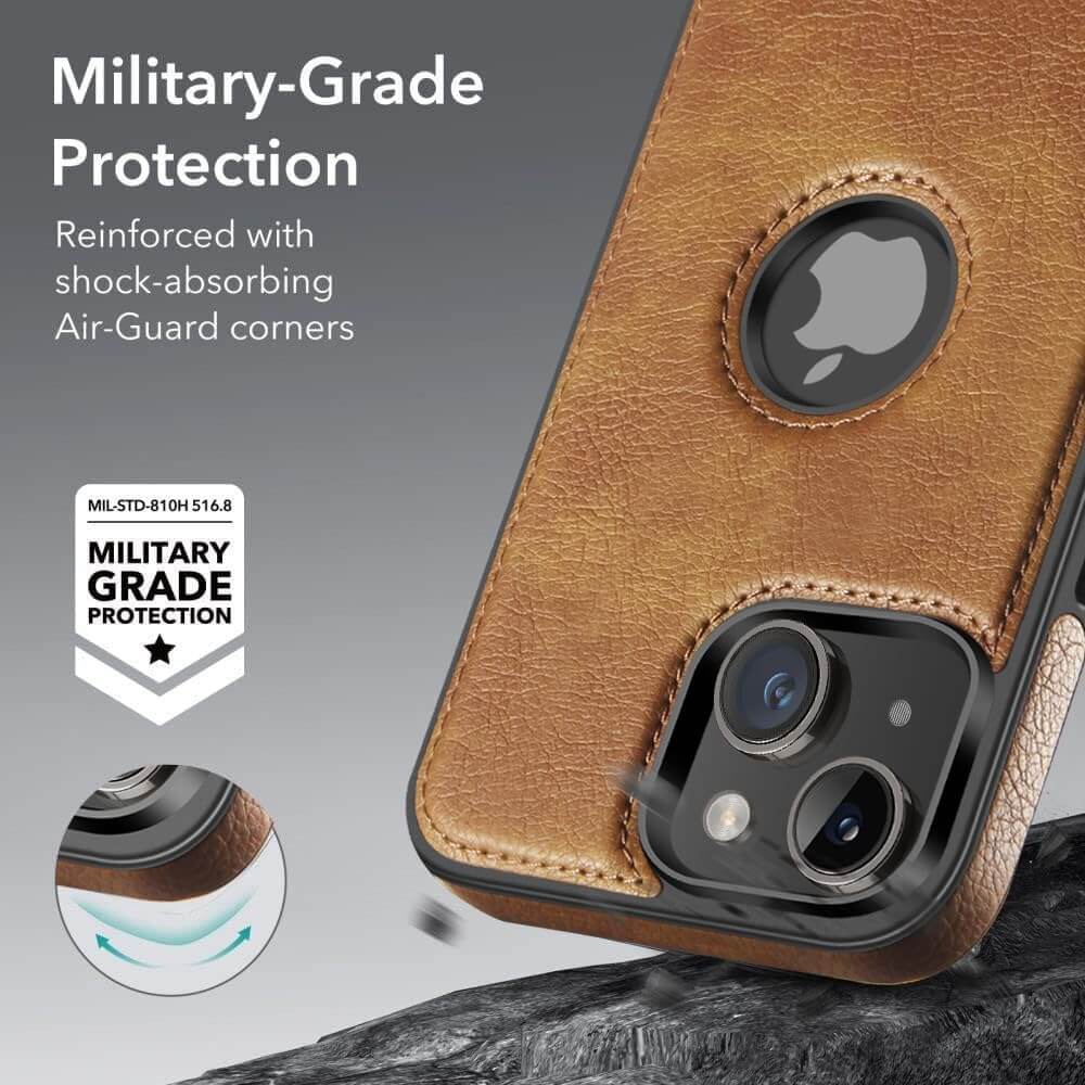 iPhone 13 Mini Leather Case With Kickstand