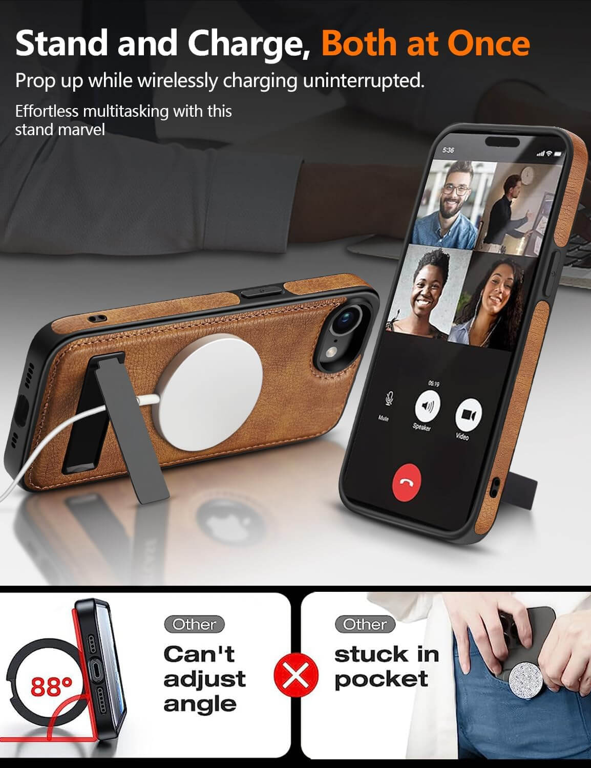 iphone 16e leather case