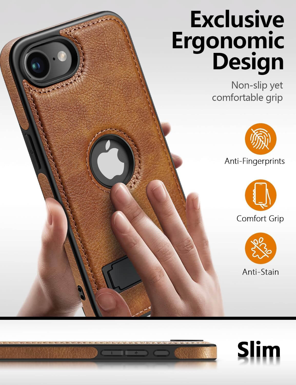 iphone 16e leather case