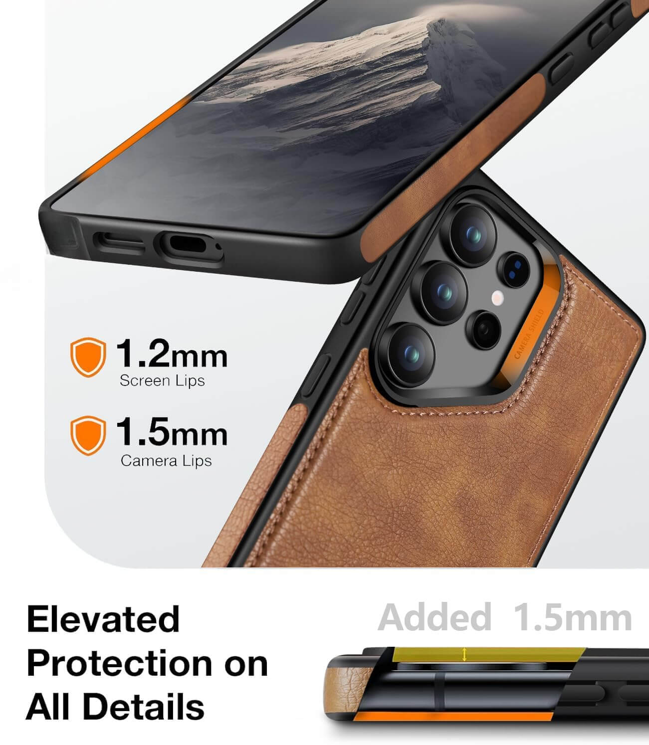 samsung S21 ultra leather case