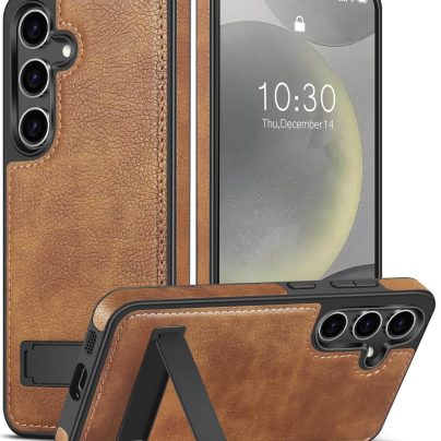 samsung S21 FE leather case