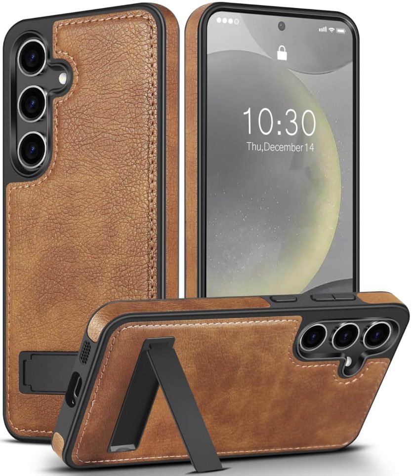 samsung S21 FE leather case