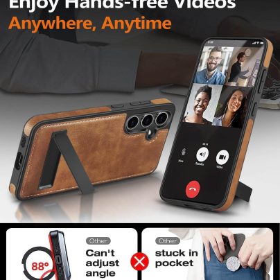 samsung S21 FE leather case