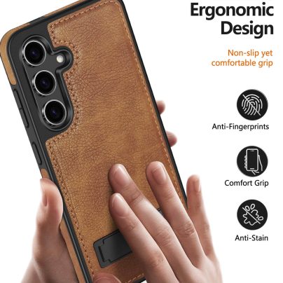 samsung S21 FE leather case