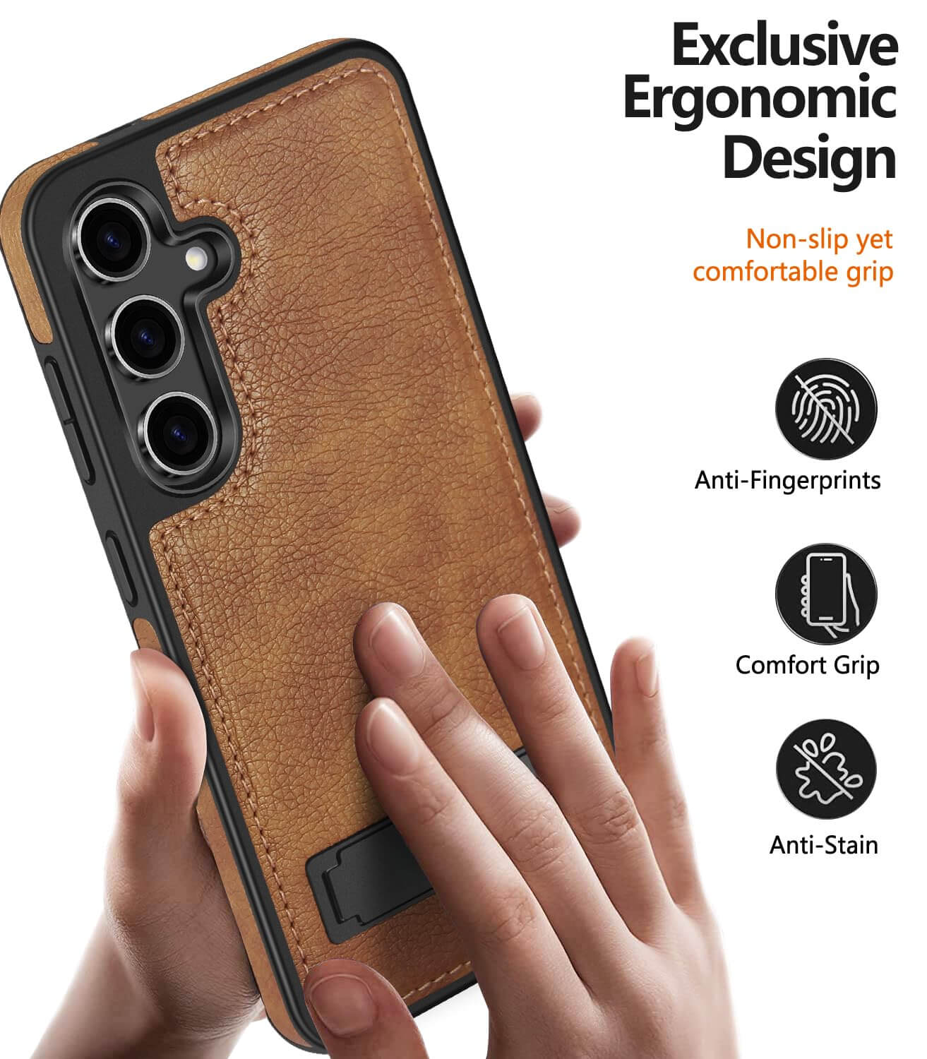 samsung S21 Plus leather case