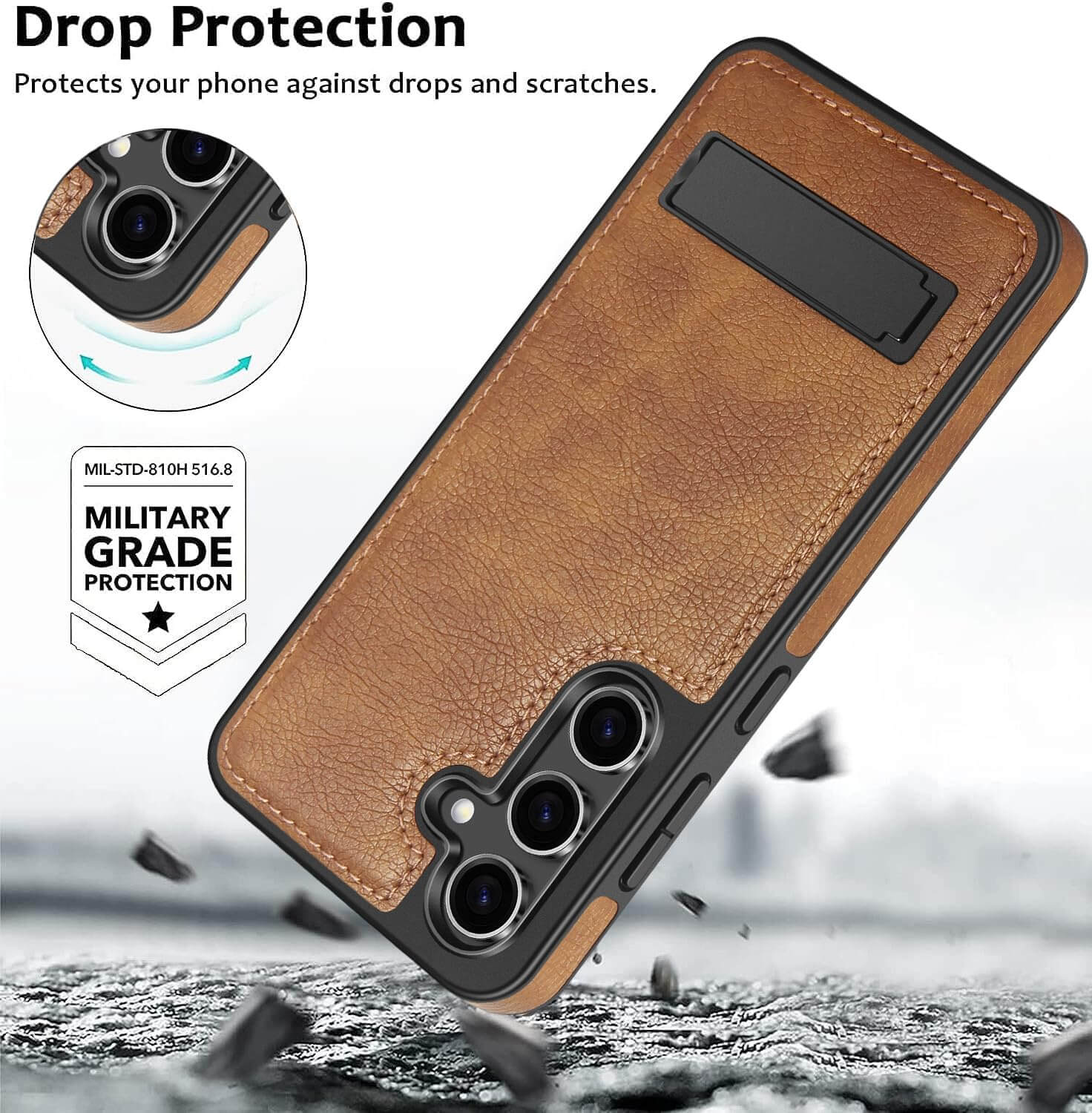 samsung S21 Plus leather case