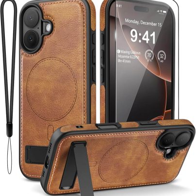 iphone 17 leather case With Kickstand