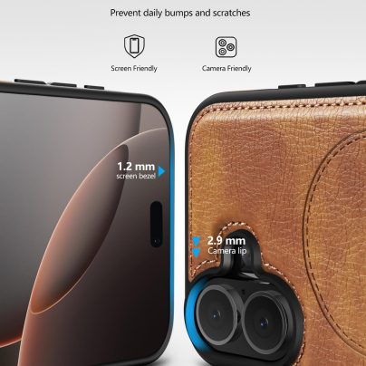iphone 17 leather case With Kickstand