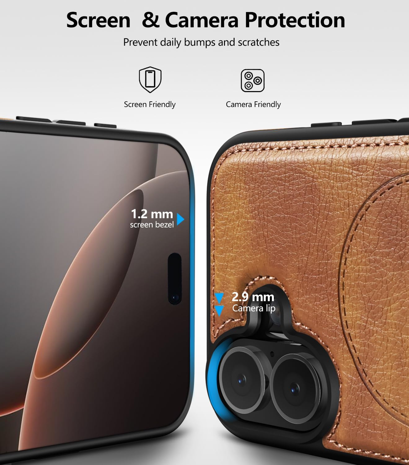 iphone 17 leather case With Kickstand