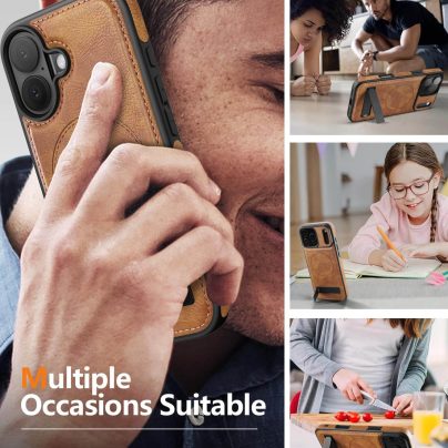 iphone 17 leather case With Kickstand