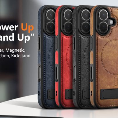 iphone 17 leather case With Kickstand