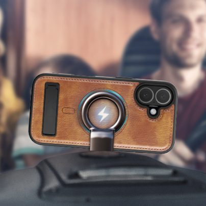 iphone 17 leather case With Kickstand